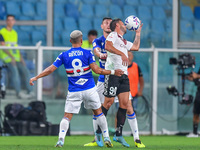 Tomas Rincon
 (Sampdoria), Daniele Liotti (Reggina) and Alex Ferrari (Sampdoria) during the Italian football Coppa Italia match UC Sampd...