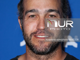 American musician Pete Wentz arrives at Kershaw's Challenge Ping Pong 4 Purpose 2022 held at Dodger Stadium on August 8, 2022 in Elysian Par...