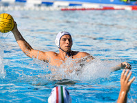 Foto during the Waterpolo Internationals Sardinia Cup Men - Italy vs Serbia on August 10, 2022 at the Sassari in Sassari, Italy (