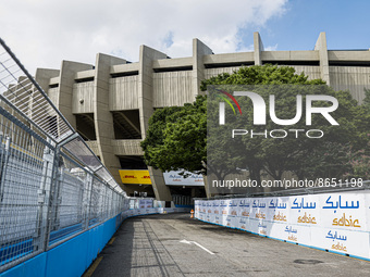 Seoul Circuit track during the 2022 Seoul ePrix, 10th meeting of the 2021-22 ABB FIA Formula E World Championship, on the Seoul Street Circu...