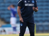 Hartlepool United assistant manager Gordon Young during the Carabao Cup match between Blackburn Rovers and Hartlepool United at Ewood Park,...