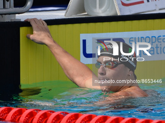 Nicolo’ Martinenghi (ITA) during European Aquatics Championships Rome 2022 at the Foro Italico on 11 August 2022. (