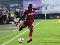 Nana Boateng in action during UEFA Europa Conference League, 3rd preliminary round: CFR Cluj v. Şahtior Soligorsk, 11 August 2022,Dr Constan...