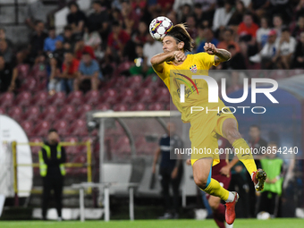 Pavel Zabelin Central Midfield during UEFA Europa Conference League, 3rd preliminary round: CFR Cluj v. Şahtior Soligorsk, 11 August 2022,Dr...