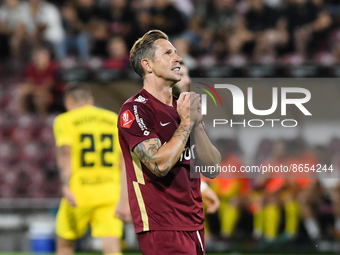 Ciprian Deac during UEFA Europa Conference League, 3rd preliminary round: CFR Cluj v. Şahtior Soligorsk, 11 August 2022,Dr Constantin Radule...