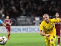 Nikola Antic in action during UEFA Europa Conference League, 3rd preliminary round: CFR Cluj v. Şahtior Soligorsk, 11 August 2022,Dr Constan...