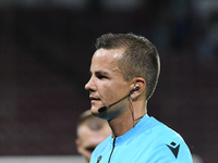 Referee Morten Kroghduring during UEFA Europa Conference League, 3rd preliminary round: CFR Cluj v. Şahtior Soligorsk, 11 August 2022,Dr Con...