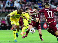 Andrei Burca in action during UEFA Europa Conference League, 3rd preliminary round: CFR Cluj v. Şahtior Soligorsk, 11 August 2022,Dr Constan...