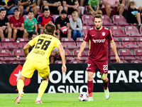 Gabriel Debeljuh in action during UEFA Europa Conference League, 3rd preliminary round: CFR Cluj v. Şahtior Soligorsk, 11 August 2022,Dr Con...