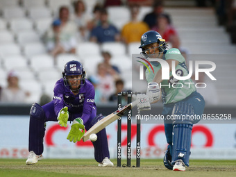 LONDON ENGLAND - AUGUST  11 : Suzie Bates during The Hundred Women match between Oval Invincible's Women against Northern Supercharges Women...
