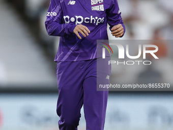 LONDON ENGLAND - AUGUST  11 : Linsey Smith during The Hundred Women match between Oval Invincible's Women against Northern Supercharges Wome...