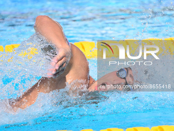 Gregorio Paltrinieri (ITA) during European Aquatics Championships Rome 2022 at the Foro Italico on 12 August 2022. (
