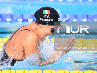 Martina Carraro (ITA) during European Aquatics Championships Rome 2022 at the Foro Italico on 12 August 2022. (