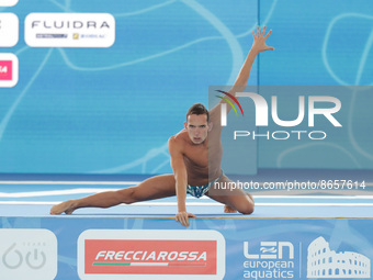 Fernando Diaz Del Rio (Spain) during the Syncro European Acquatics Championships - Artistic Swimming (day2) on August 12, 2022 at the Foro I...