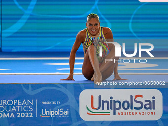 Linda Cerruti (ITA) during European Aquatics Championships Rome 2022 at the Foro Italico on 12 August 2022. (