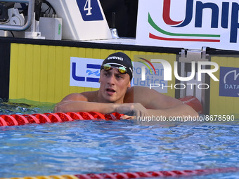 MARTINENGHI Nicolo' (ITA) during the LEN European Swimming Championships finals on 16th August 2022 at the Foro Italico in Rome, Italy. (