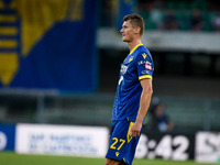 Verona's Pawel Dawidowicz portrait during the italian soccer Serie A match Hellas Verona FC vs SSC Napoli on August 15, 2022 at the Marcanto...