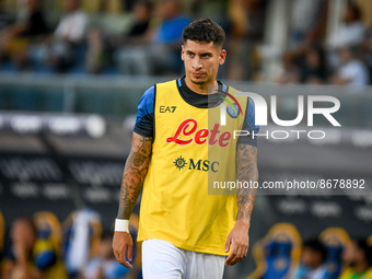 Napoli's Mathias Olivera portrait during the italian soccer Serie A match Hellas Verona FC vs SSC Napoli on August 15, 2022 at the Marcanton...