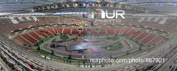 VERVA Street Racing motoring show at the National Stadium on October 24, 2015 in Warsaw, Poland. 