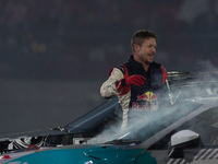 Felix Baumgartner during the VERVA Street Racing at the National Stadium on October 24, 2015 in Warsaw, Poland. (