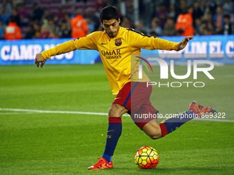 BARCELONA -october 25- SPAIN: Luis Suarez during the match between FC Barcelona and SD Eibar, correnponding to the week 9 of the spanish lea...