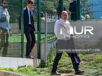 Lazio Region President Nicola Zingaretti during the celebrations for the sixth anniversary of the Amatrice and Central Italy earthquake, 24...