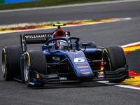06 SARGEANT Logan (usa), Carlin, Dallara F2, action during the 11th round of the 2022 FIA Formula 2 Championship, from August 26 to 28, 2022...