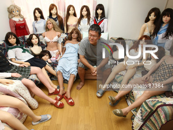 Love Dolls in Japan

April 20, 2014 - Tokyo Japan - Ta-bo, an avid Love Doll collector, sits in a room with many Love Dolls from hi collecti...