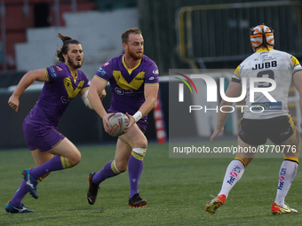 Josh Woods of Newcastle Thunder in action during the BETFRED Championship match between Newcastle Thunder and York City Knights at Kingston...