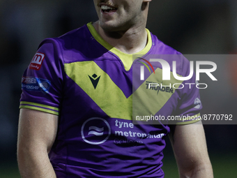Jake Anderson of Newcastle Thunder  looks on during the BETFRED Championship match between Newcastle Thunder and York City Knights at Kingst...