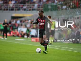 Rafael Leao of Ac Milan during the Italian Serie A tootball match between Ac Milan and Fc Inter on 03 of September 2022 at Giuseppe Meazza _...