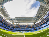 General view during La Liga Santader match between Real Madrid and Real Betis at Estadio Santiago Bernabeu in Madrid, Spain. (