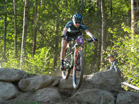 (3) Sara Cortinovis (ITA) during UCI Mountain Bike World Cup - Val di Sole 2022 - Under 23 Women olympic cross-country race category - Septe...