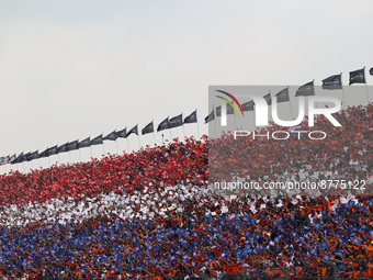 Fans during the Formula 1 Grand Prix of The Netherlands at Zandvoort circuit in Zandvoort, Netherlands on September 4, 2022. (