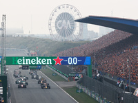 Start of the Formula 1 Grand Prix of The Netherlands at Zandvoort circuit in Zandvoort, Netherlands on September 4, 2022. (