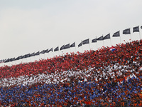 Fans during the Formula 1 Grand Prix of The Netherlands at Zandvoort circuit in Zandvoort, Netherlands on September 4, 2022. (