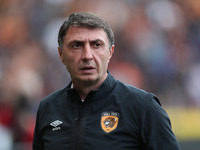 Hull City manager Shota Arveladze during the Sky Bet Championship match between Hull City and Sheffield United at the MKM Stadium, Kingston...