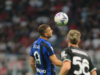 Edin Dzeko of fc Inter during the Italian Serie A tootball match between Ac Milan and Fc Inter on 03 of September 2022 at Giuseppe Meazza _...