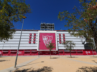 Stadium during the Liga match between Sevilla FC and FC Barcelona at Ramon Sanchez Pizjuan Stadium in Sevilla, Spain. (