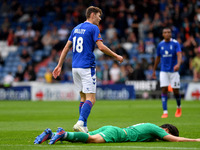 Ben Tollitt of Oldham Athletic during the Vanarama National League match between Oldham Athletic and Chesterfield at Boundary Park, Oldham o...