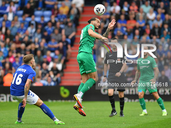 Oliver Banks of Chesterfield Football Club during the Vanarama National League match between Oldham Athletic and Chesterfield at Boundary Pa...