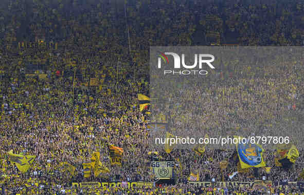 .    Borussia Dortmund fans during Borrusia Dortmund and FC Copenhagen at Signal Iduna Park,  Dortmund, Germany on 6 September 2022.  