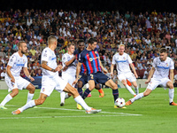 Robert Lewandowski during the match between FC Barcelona and FC Vikoria Plzen, corresponding to the week 1 of the group C of the UEFA Champi...