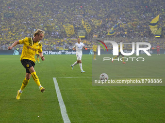 Julian Brandt (Borussia Dortmund)    controls the ball during Borrusia Dortmund and FC Copenhagen at Signal Iduna Park,  Dortmund, Germany o...