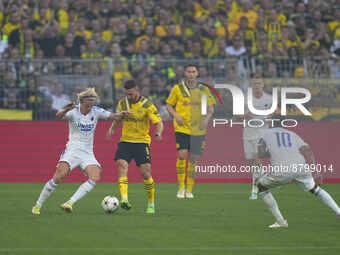 Salih Özcan (Borussia Dortmund)    controls the ball during Borrusia Dortmund and FC Copenhagen at Signal Iduna Park,  Dortmund, Germany on...
