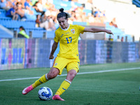 Romania's Claudia-Andreea Bistrian portrait in action during the FIFA World Cup World Cup 2023 Qualifiers - Italy Women vs Romania on Septem...