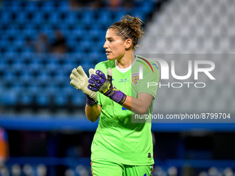 Romania's Andrea Paraluta portrait during the FIFA World Cup World Cup 2023 Qualifiers - Italy Women vs Romania on September 06, 2022 at the...