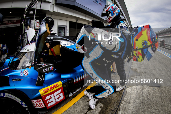 VAXIVIERE Matthieu (fra), Alpine Elf Team, Alpine A480 - Gibson, portrait during the 6 Hours of Fuji 2022, 5th round of the 2022 FIA World E...