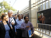 William Hanna,ambasedor of Europian Union Delegation to Bangladesh  & Hanne Fugl Eskjaer,Ambassador of Embassy of Denmark in Bangladesh visi...