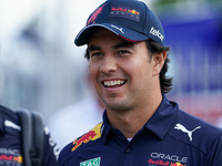 Sergio Perez driving the (11) Oracle Red Bull Racing RB18 during the F1 Grand Prix of Italy at Autodromo di Monza on September 8, 2022. (